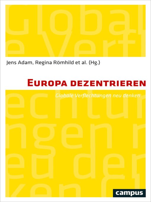 Title details for Europa dezentrieren by Jens Adam - Available